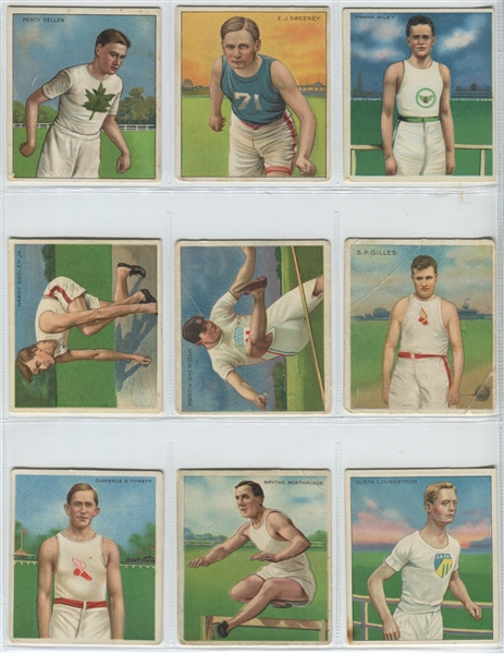 T218 Hassan/Mecca Athletes Lot of (9) Cards