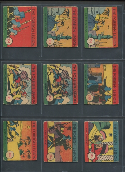 Great 1930's-1960's Gum Card Lot of (40) Cards from a Number of Issues