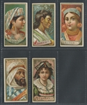 N24 Allen & Ginter Types of All Nations Lot of (5) Cards