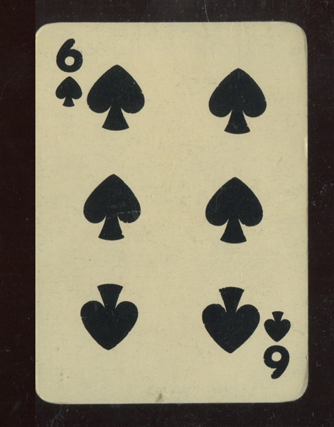 Great Turkish Cross-Cut Cigarettes Playing Card - Six of Spades1