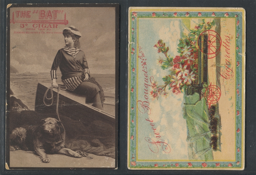 Great Lot of (17) Tobacco Trade Card and Other Advertising Pieces