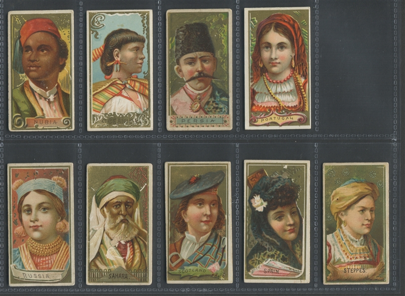 N24 Allen & Ginter Types of All Nations Near Set (46/50) Cards