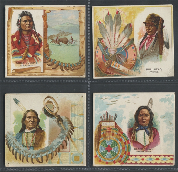 N36 Allen & Ginter American Indians Lot of (7) Cards