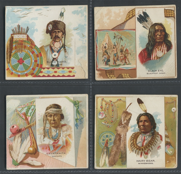 N36 Allen & Ginter American Indians Lot of (11) Cards