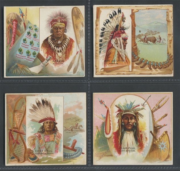 N36 Allen & Ginter American Indians Lot of (16) Cards