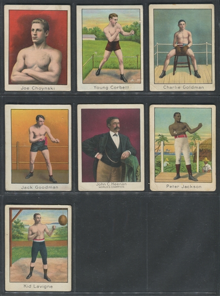 T220 Mecca Champion Athletes & Prizefighters Lot of (7) Cards