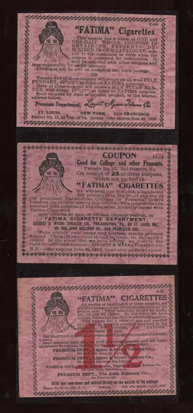 Great Lot of (10) Tobacco and Cigarette Coupons