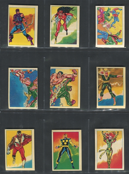1980 Marvel French Canadian Near Complete Set (171/180)