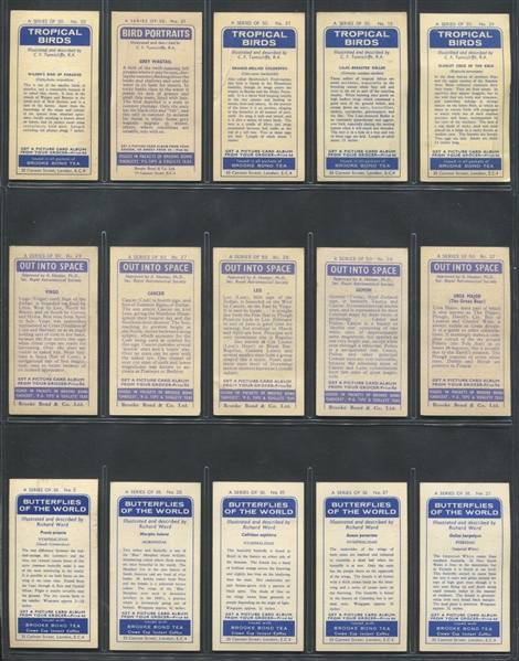 1950's/1960's Brooke Bond Tea (Canada) Mixed Lot of (200+) Cards