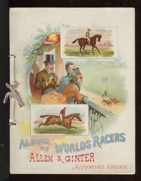 A18 Allen & Ginter World's Racers Album 