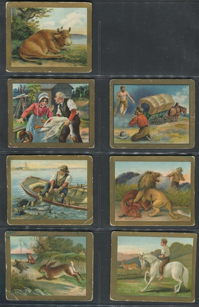 T57 Turkish Trophies Fables Series Partial Set of (55/100) Cards