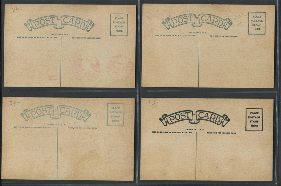 Fantastic Wild West Exhibit 8-1 Group of (12) Very Clean Cards with Advertising Backed Card