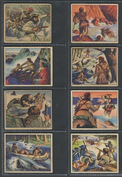 1949 Bowman Wild West Lot of (100) Cards