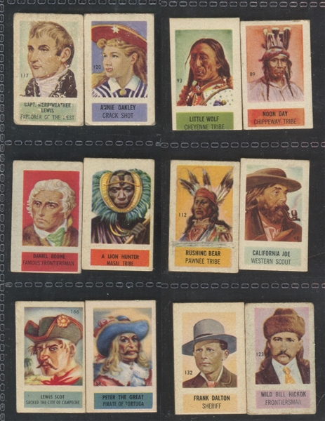 1949 R714-25 Topps X-Ray Round-Up (19 Different)