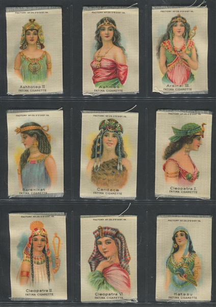 S80 Fatima Women of Ancient Egypt Complete Higher Grade Silk set of (25)