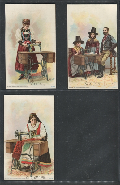 H640 Singer Sewing Costumes of All Nations (2nd Series) Near Set (15/18)
