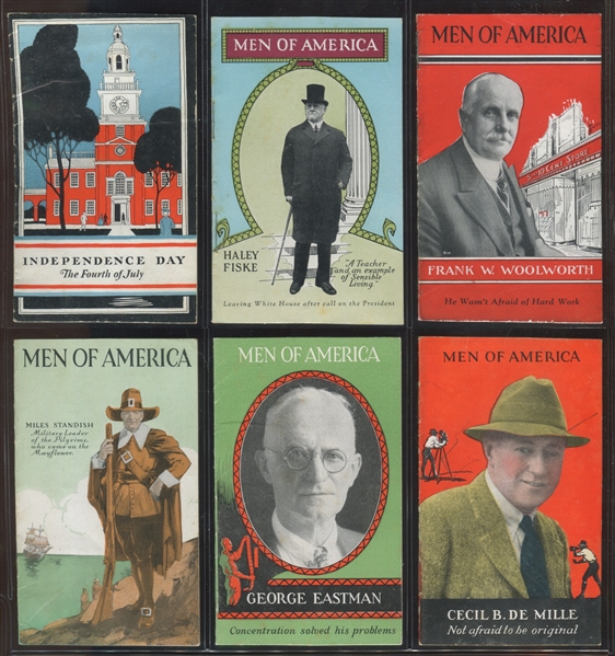 H572 Stevens Men of America Lot of (28) Booklets