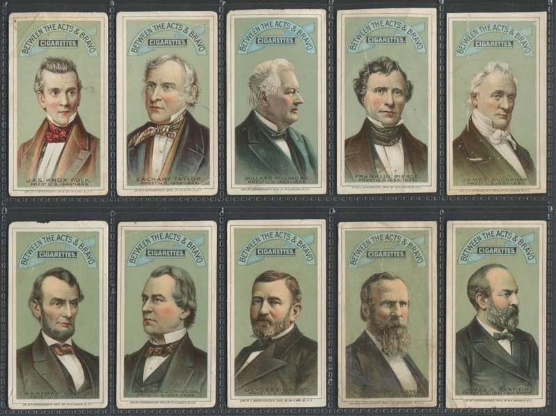 N346 Halls Between the Acts Presidents Complete Set of (22) Cards