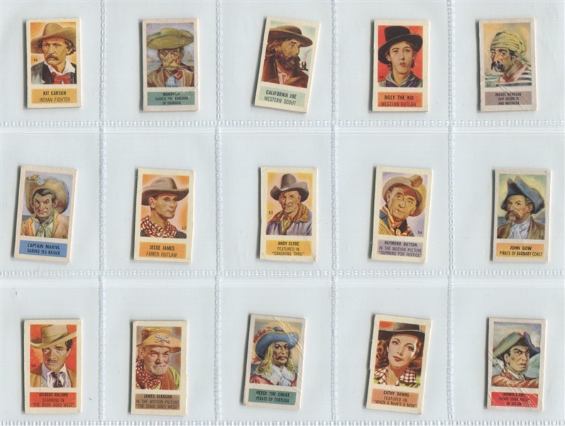 1949 Topps R714-25 X-Ray Round Up Complete set of (200) With Tough Album