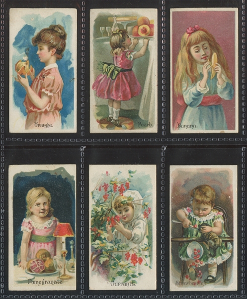 N12 Allen & Ginter Fruits Lot of (6) Cards