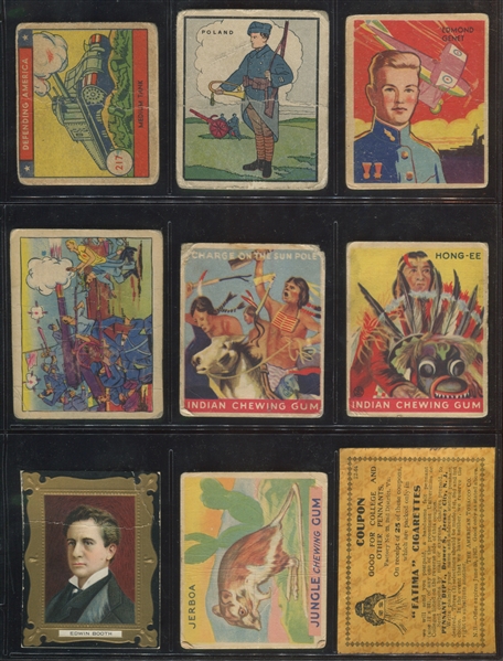 E T R Type Collection of (88) Cards With R14, R44, R152 and Two Graded Cards