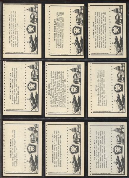 1964 Rosan John F Kennedy Complete Set of (64) Cards