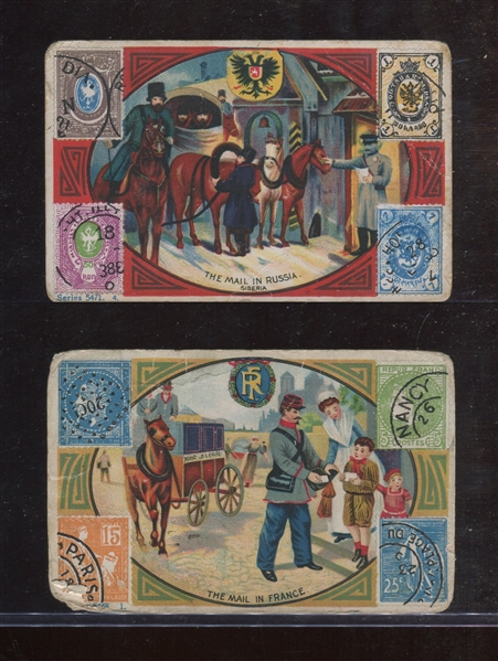 H630 Mail in Foreign Lands Lot of (5) Type Cards