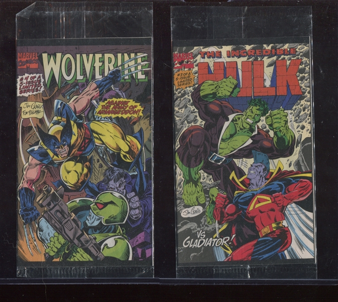 1990's Marvel/Drakes Mini-Comics Inserts Complete Set (5)