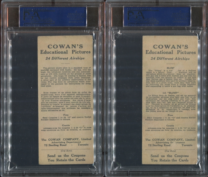 V1 Cowan's Airships Near Set (15/24) Cards
