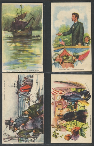 D41 Fisher Baking Historical Picture Cards of America Near Set (43/48)