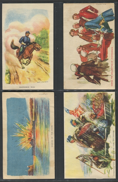 D41 Fisher Baking Historical Picture Cards of America Near Set (43/48)
