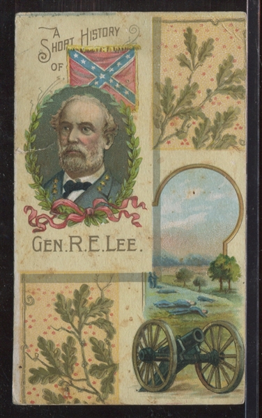 N114 Duke Cigarettes Histories of Generals - Gen. Robert E. Lee
