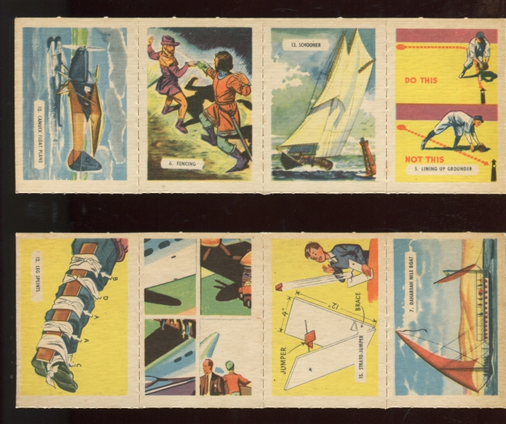 FC9-3 Kellogg's (Canada) General Interest: Series 3 Lot of (10) Strips of (4) Cards Each