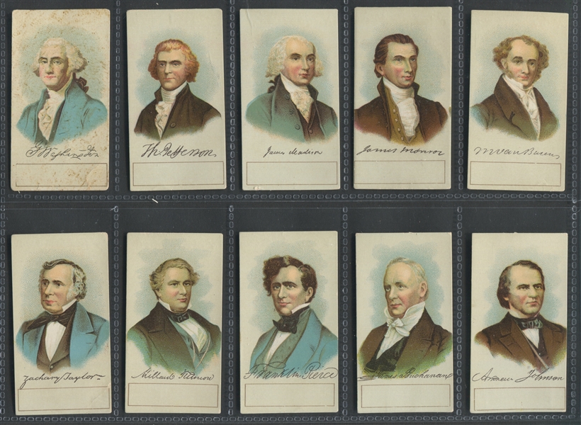 H600 U.S. Presidents Trade Card Lot of (15) With (1) N309