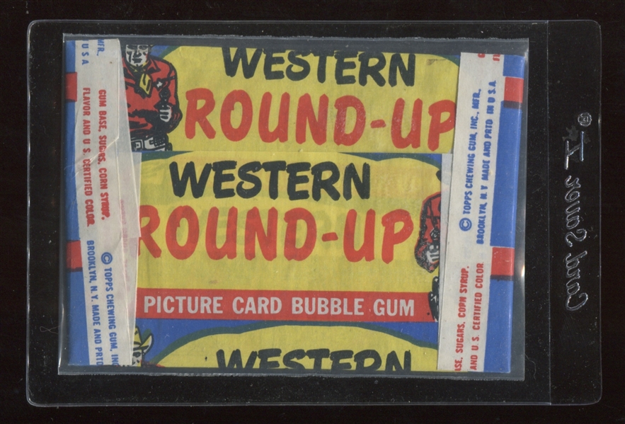 1956 Topps Round-Up Unopened One Cent Package