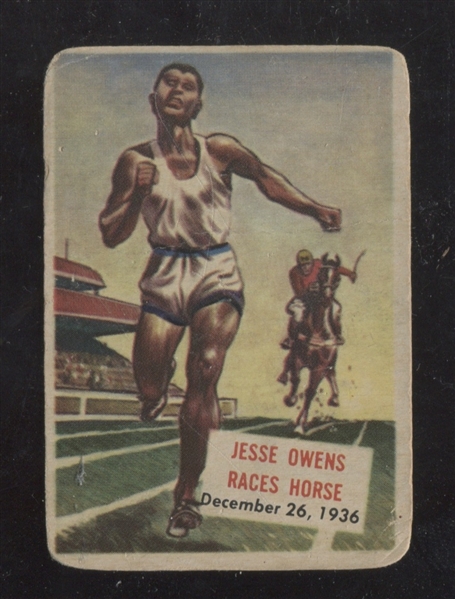 1954 Topps Scoop #128 Jesse Owens