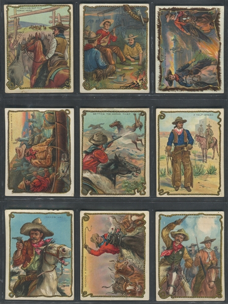 T53 Hassan Cigarettes Cowboys Complete Set of (49) Cards
