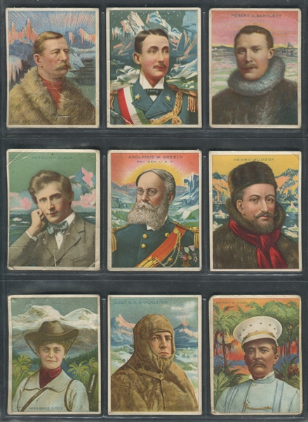 T118 World's Greatest Explorers Lot of (11) Cards
