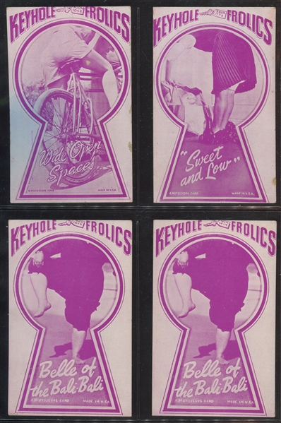 1930's Mutoscope Keyhole Frolics Lot of (19) Cards