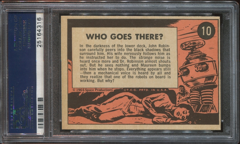 1966 Topps Lost in Space Lot of (9) PSA9 Mint(OC) Cards
