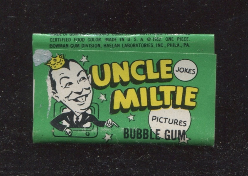 R701-7 Bowman Uncle Miltie Bubble Gum Wrapper
