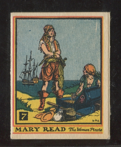 F218-1 Kosto Pudding Pirate Characters Mary Read Booklet