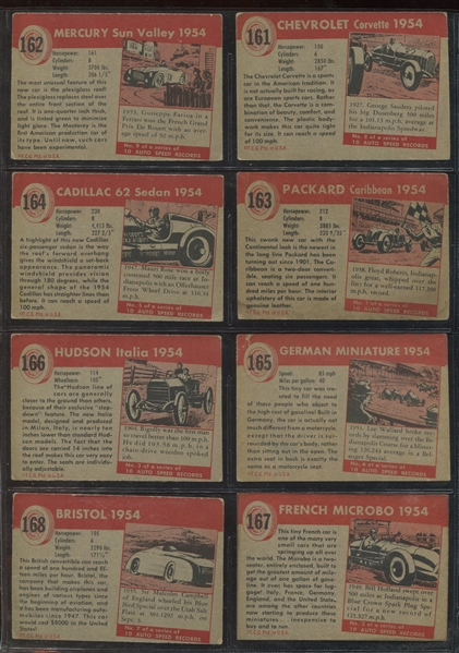 1954 Topps World on Wheels Complete Set (180) plus Variation Card