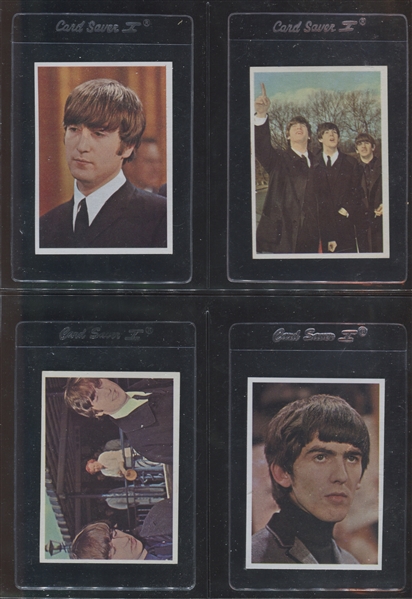 1964 Topps Beatles Color Cards Complete Set of (64) NM Cards
