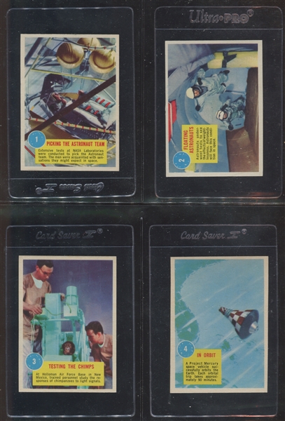 1963 Topps Astronauts Complete Set of (55) NM Cards