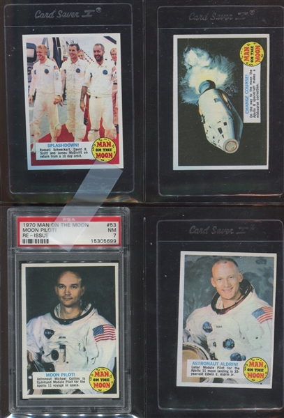 1970 Topps Man on the Moon Complete Set (99 cards + 35 Error Cards)