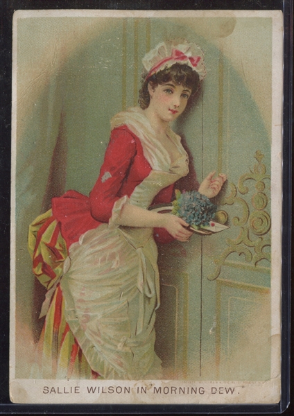 N446 D. E. Rose Imperial Cards Sallie Wilson in Morning Dew Type Card