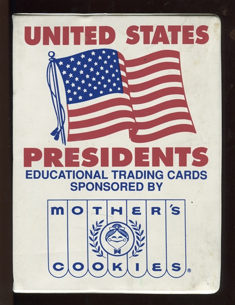 1992 Mother's Cookies Presidents Complete Set of (42) Plus Album