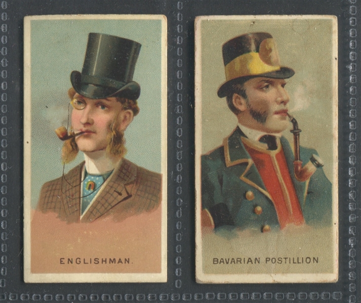N33 Allen & Ginter World's Smokers Lot of (2) Cards
