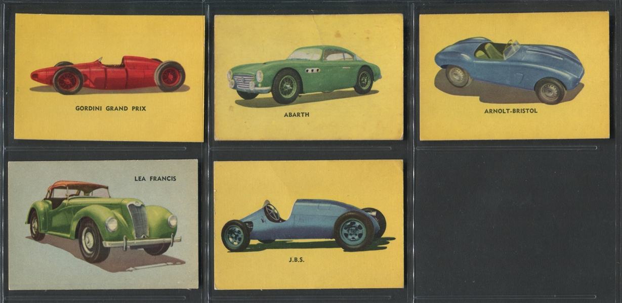 FC31 Quaker Oats Sports Cars Near Complete Set (41/42) Cards